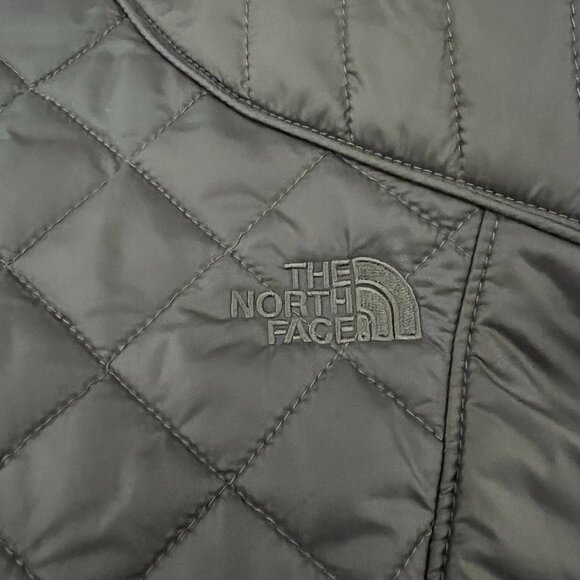 North Face Ruka Quilted Long Jacket, Olive Green, S - Picture 8 of 9
